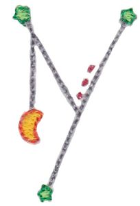 Halloween Doodle Letters Y