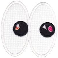 Halloween Eyes Applique