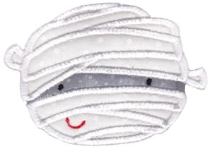 Applique Mummy Face