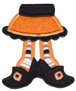 Applique Witches Feet