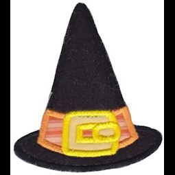 Applique Buckle Witches Hat