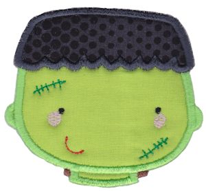 Applique Frankenstein Face
