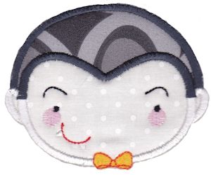 Applique Dracula Face