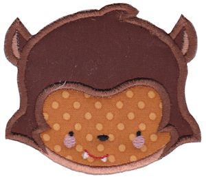 Applique Werewolf Face