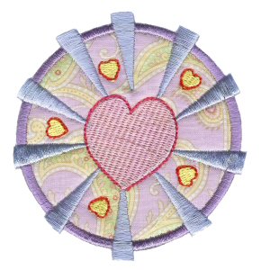 Hearts And Circles Applique 1