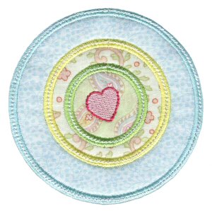 Hearts And Circles Applique 10