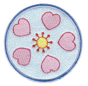 Hearts And Circles Applique 9
