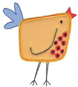Here Birdy Applique 14