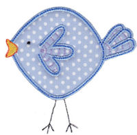 Here Birdy Applique