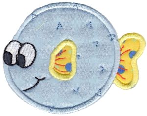 Here Fishy Applique 6
