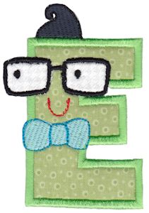 Hipster Boys Alpha Applique E