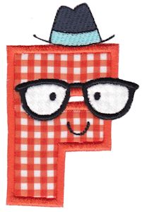 Hipster Boys Alpha Applique F