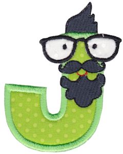 Hipster Boys Alpha Applique J