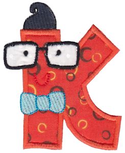 Hipster Boys Alpha Applique K