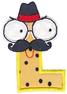 Hipster Boys Alpha Applique L