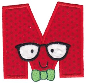 Hipster Boys Alpha Applique M