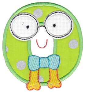 Hipster Boys Alpha Applique O