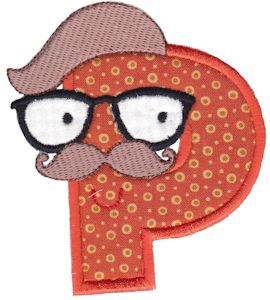 Hipster Boys Alpha Applique P
