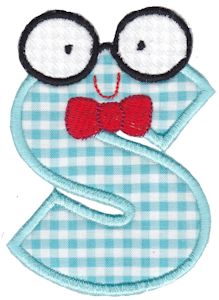 Hipster Boys Alpha Applique S