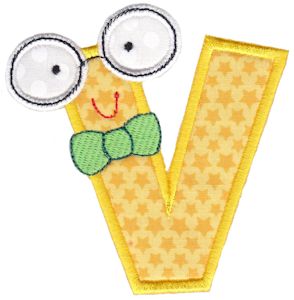 Hipster Boys Alpha Applique V