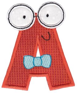 Hipster Boys Alpha Applique A