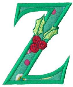 Holly Alpha Applique Capital Z