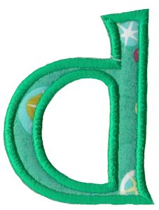 Holly Alpha Lower Case d