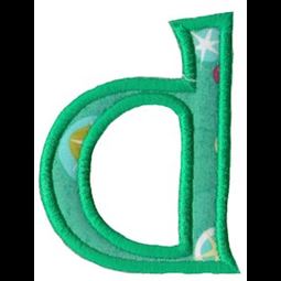 Holly Alpha Lower Case d