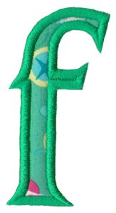 Holly Alpha Lower Case f