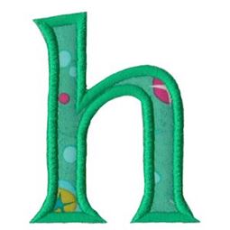 Holly Alpha Lower Case h