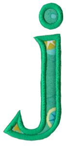 Holly Alpha Lower Case j