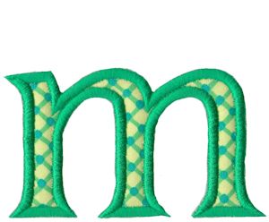 Holly Alpha Lower Case m