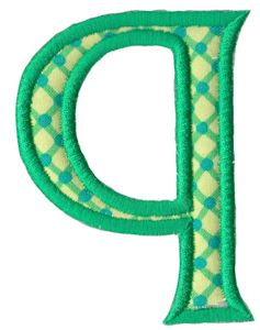 Holly Alpha Lower Case q