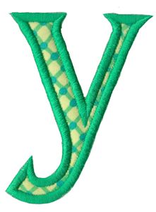 Holly Alpha Lower Case y