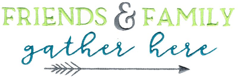 Friends And Family Gather Here