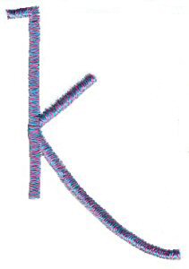 Hunkaspunk Lower Case k