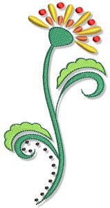 Indienne Swirls 5x7 12