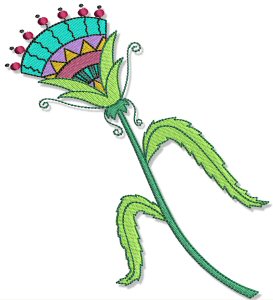 Indienne Swirls 5x7 15