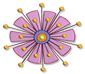 Indienne Swirls 5x7 8