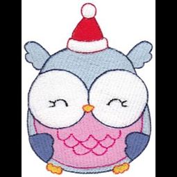 Santa Hat Owl