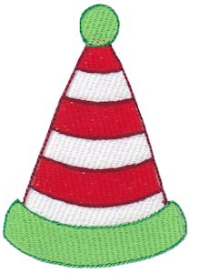 Striped Christmas Hat