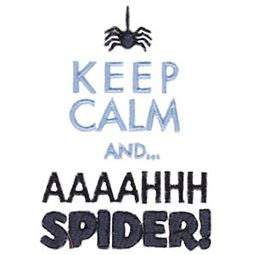 Keep Calm And Aaaahhh Spider