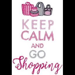 Keep Calm And Go Shopping