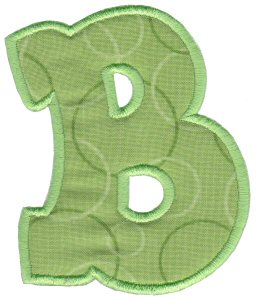 Kids Alpha Applique B