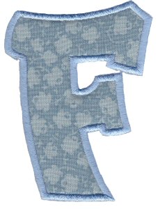 Kids Alpha Applique F