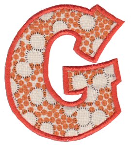 Kids Alpha Applique G