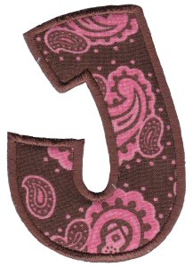 Kids Alpha Applique J