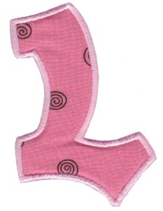 Kids Alpha Applique L