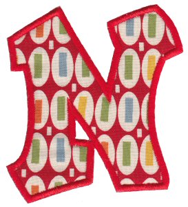 Kids Alpha Applique N