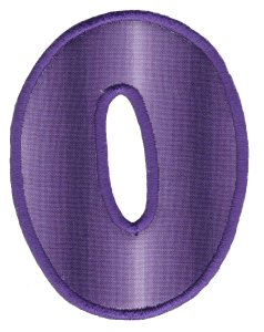 Kids Alpha Applique O